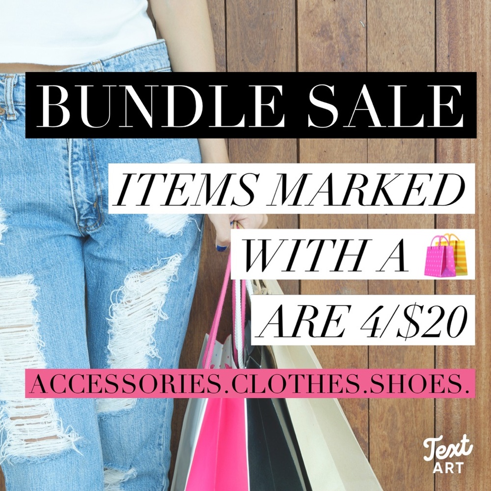 🛍 🛍️4/$20 BUNDLE SALE 🛍🛍️
